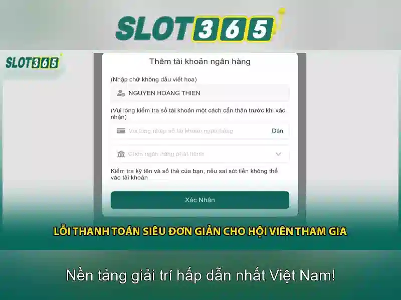 khuyến mãi Slot365